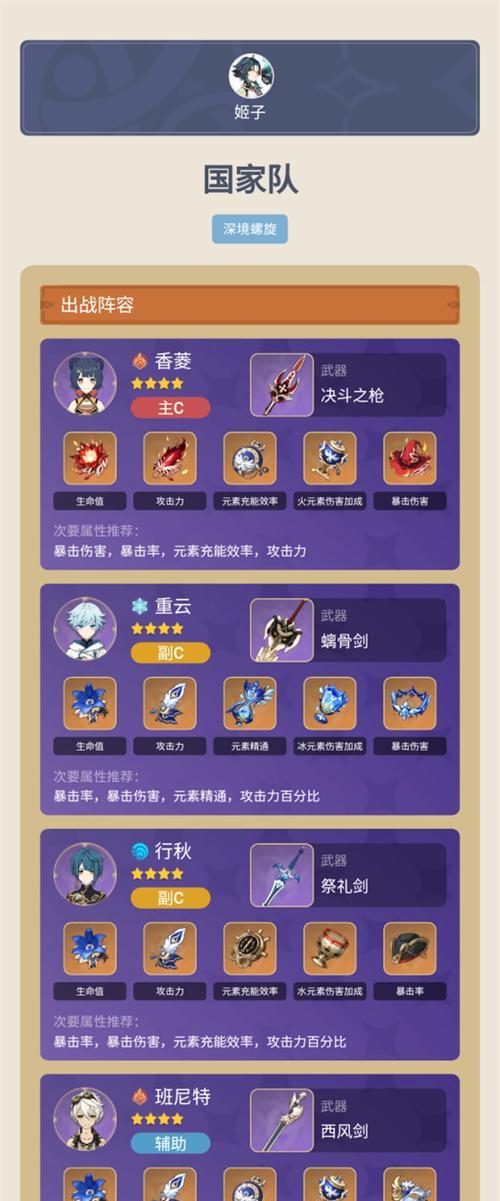 原神小提圣遗物攻略（解析圣遗物属性、选择与强化攻略）
